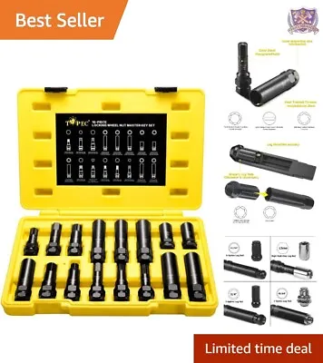 Universal 16-Piece Locking Lug Master Key Set - Durable Wheel Lock Removal Kit • $82.97