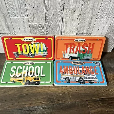 VTG Matchbox Board Books Tow Trash School Ambulance Learning Education Kids • $19.95