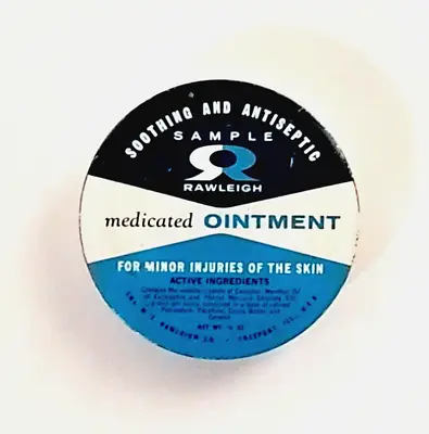 Vintage RAWLEIGH MEDICATED OINTMENT TIN - Sample • $7.98