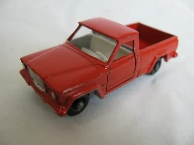 1960s Lesney Matchbox Red Jeep Gladiator Pickup Truck W/ Opening Doors #71 EX • $29.99