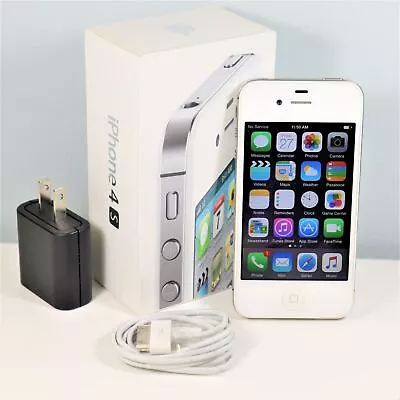  Apple IPhone 4s (Verizon) 16GB White In Box - GSM 3G - Model A1387  • $49.99