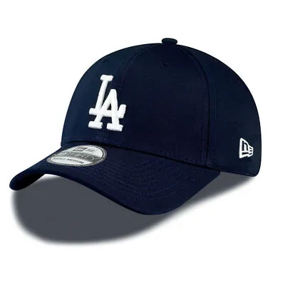 New Era 39thirty Baseball Cap.mlb La Dodgers League Essential Navy Stretch Hat 0 • £21.84