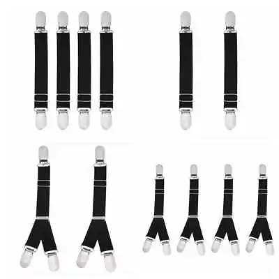 Unisex Adjustable Stocking Clip Garter Suspender 2/4Pcs Y/I Style Garter Belts • $6.57