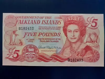 Falkland Islands 2005 Gem/unc £5 • £18