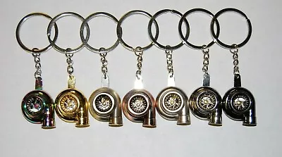 Spinning Turbine Turbocharger Keychain • $7.99