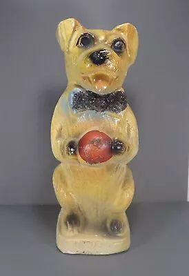 Vintage Chalkware Carnival Dog 1948 Idlewild Park PA • $19.95