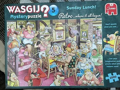 Wasgij Mystery Retro 5 ~ Sunday Lunch! ~ 1000 Piece Jigsaw Puzzle • £5.75