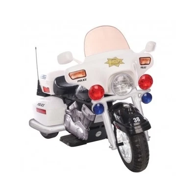 $342.75 • Buy Kids Ride On Police Toy Motorcycle White Battery Operated Electric Bike 12V Car