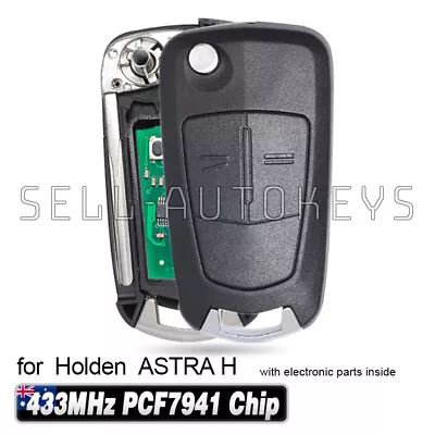 For Holden ASTRA H 2005-2009 2 Buttons Complete Flip Remote Control Car Key Fob • $28.25