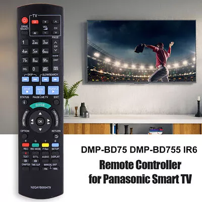 Replacement Remote Control For Panasonic TV DVD LCD Plasma Blue Ray DMP-BD75 IR6 • $13.99