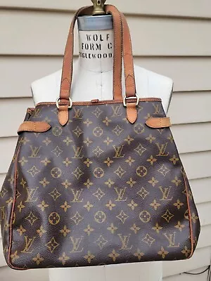 Authentic Louis Vuitton Monogram Batignolles Vertical Tote Bag LV • $225