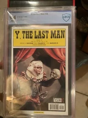 Y The Last Man #16 Cbcs 9.4 Brian K. Vaughn Paul Chadwick Cover By J.g. Jones  • $99