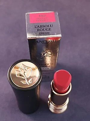 Lancome L'Absolu Rouge Cream Lip Stick 182 Belle & Rebelle Shaping Lipstick- New • £15