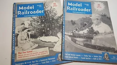 Model Railroader Magazine 1952 November December Vintage 19-1 - 7A12           • $6.25