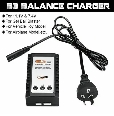 11.1v /7.4v Battery Gel Blaster B3 Balance Charger • $19.95