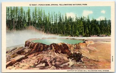 $4.95 • Buy Postcard - Punch Bowl Spring, Yellowstone National Park, Wyoming, USA