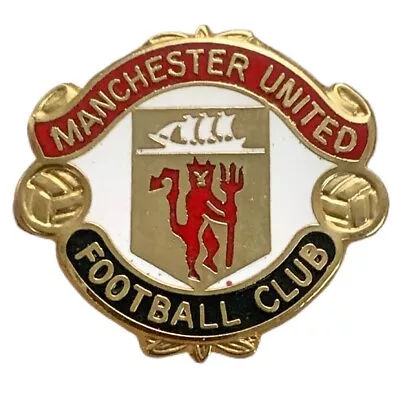 Vintage Manchester United Football Club Logo Souvenir Pin • $9.99