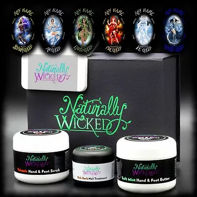 Naturally Wicked Deluxe Hand & Foot Kit • Natural & Vegan Personalised Gift Set • £32.99