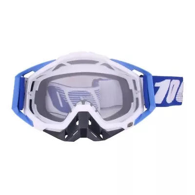 100% Goggles - Blue/white With Clear Lens Extra Lens Pouch • $25