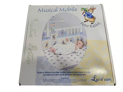 Beatrix Potter PETER RABBIT Musical Mobile New In Box • $28