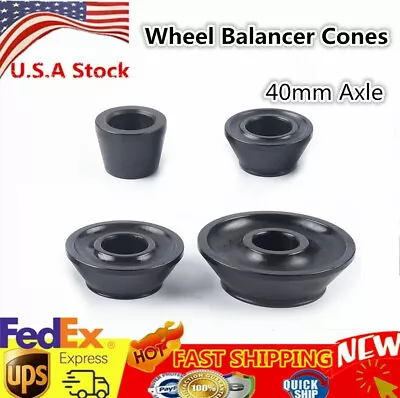 4pcs Wheel Balancer Cones Standard Tire Balancer Adapter Cones Kit 40mm Shaft • $60