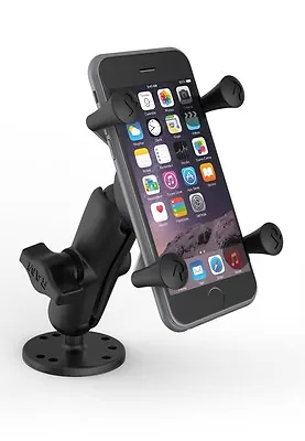 RAM Mount IPhone PLUS Flat Surface Drill Down Desk Dash Boat RAM-B-138-UN10U • $105