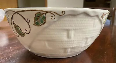 Pfaltzgraff Mission Flower Basket Weave Serving Bowl • $35