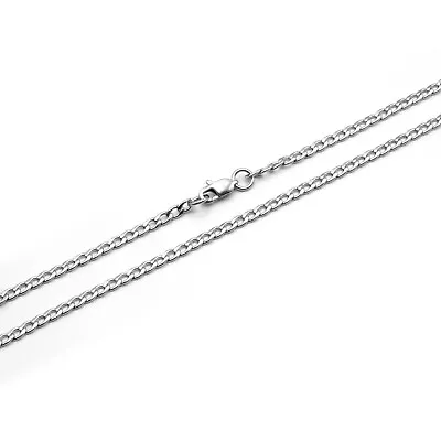 Stainless Steel 316L Miami Cuban Curb Link Chain Necklace 14-48  Silver Color • $14.25