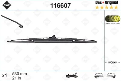 SWF 116607 Wiper Blade For ALFA ROMEOASTON MARTINAUDIBMWCHEVROLETDAEWOOFI • $32.66