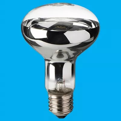 6x 60W R63 Clear Dimmable Reflector Incandescent Spot Light Bulbs E27 Heat Lamp • £12.99