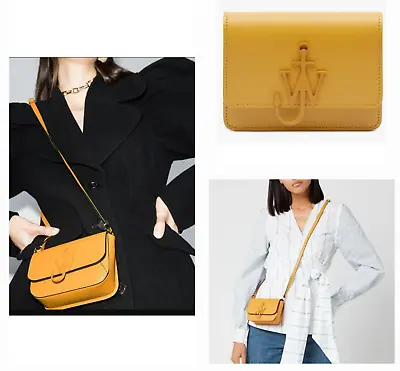 JW ANDERSON Runway Anchor-logo Intermix Crossbody Shoulder Clutch Bag $580 • $350