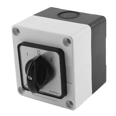Ui 660V Ith 20A 3 Position 12 Terminal Rotary Cam Changeover Switch Control Box • £17.98