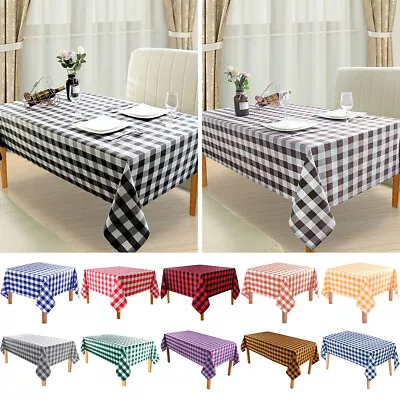 $52.59 • Buy Rectangle Tablecloth Polyester Table Cloth Cover Decorative Dining Parties Event