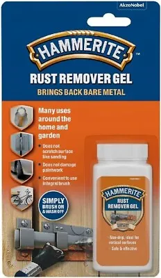 Hammerite Rust Remover Gel For Metal Non Damaging To Metal Paint 100ml • £4.97