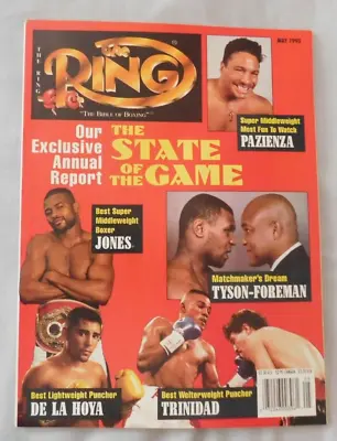 State Of The Game Mike Tyson Roy Jones - May 1995 The RING Boxing Magazine Ex • $10