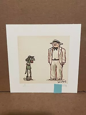 The Muppet Movie Kermit The Frog Scott C Great Showdown Art Print 5x5 Mint OOP • $79.99