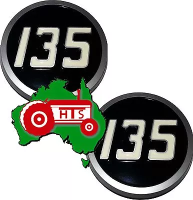 Pair Side Medallions Medallion Backplate Decal Fits For Massey Ferguson MF135  • $59.99