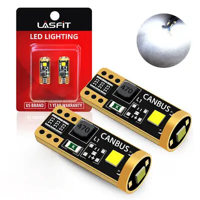 168 2825 194 LED License Plate Light Bulbs 6000K Bright Cool White Error Free 2X • $9.99