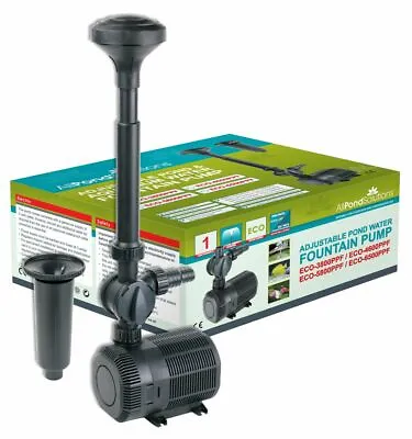 Submersible Water Garden Fountain Pond Pumps All Pond Solutions ECO Pump Range • £39.99