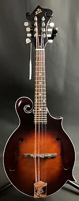 Loar LM-310F F-Style Mandolin Hand-Carved  Honey Creek  Vintage Brown Burst • $349.95