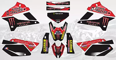 N 411 Motocross Mx Graphics Decals Stickers For Kawasaki Klx250 D-tracker • $89