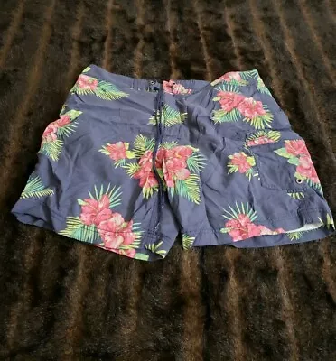 J Crew Swimwear Mens Size 33 Floral Swim Trunks • $9.88