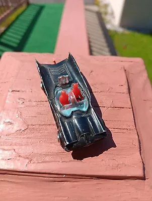 RARE Vintage PlayART Batmobile With BLUE Interior And RED Batman & Robin • $19.99