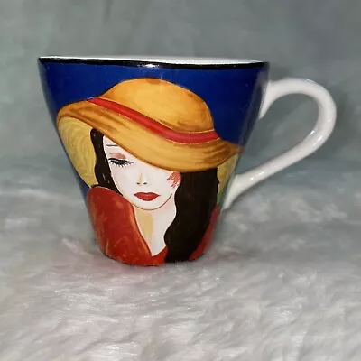 Vintage Cafe Paris Coffee Tea Mug  Cup 8 Ounces 1994 Pattern 4914 • $8.99