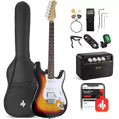 Donner DST-100 39'' Electric Guitar Kit HSS Pickup With Amp For Beginner • $189.99