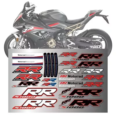 Motorcycle Body Fairing Decal Sticker Emblem Ornament For BMW S1000RR 2009 -2023 • $7.99
