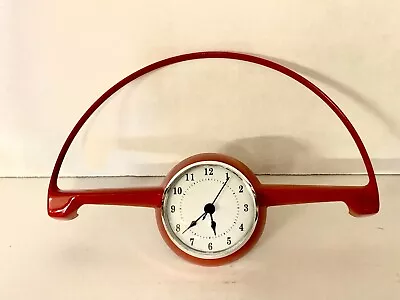 Vintage Automobile Horn Ring Clock.. HAND MADE.. • $40