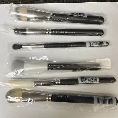 MAC NATURAL HAIR BRUSHES LOT Of 6  - New • $89