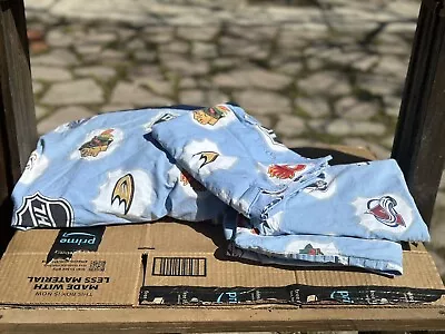 Pottery Barn NHL Twin XL Fitted Sheets & Pillow Case-SEE Description • $32.99