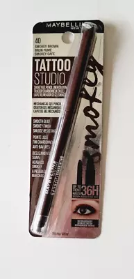 Maybelline TATTOO STUDIO 36 Hr Smokey Gel Eyeliner ~ 20 SMOKEY BROWN ~ 0.01 Oz • $9.98